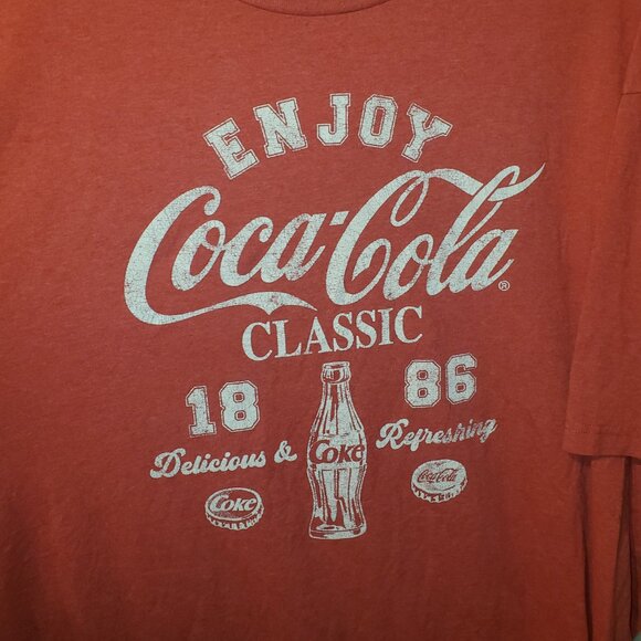 Coca Cola Men's 2XLT T-Shirt, Red. Coke, Coca-Cola, Soda, Nostalgic, 90's, Y2K - Picture 4 of 5